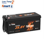 LiTime 24V 100Ah LiFePO4 akkumulátor – Bluetooth