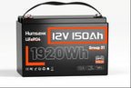 Humsienk 12V 150Ah LiFePO4 akkumulátor – Bluetooth