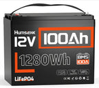 Humsienk 12V 100Ah LiFePO4 akkumulátor – Basic