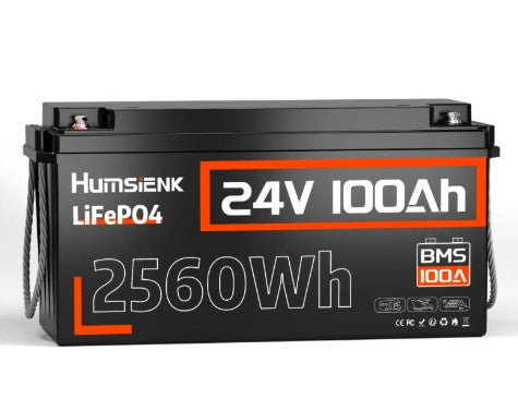 Humsienk 24V 100Ah  LiFePO4 akkumulátor – Basic