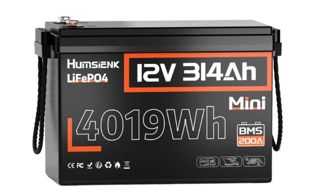 Humsienk 12V 314Ah Mini LiFePO4 akkumulátor – Basic