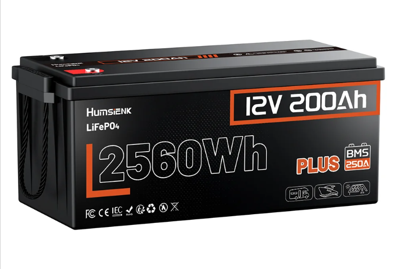 Humsienk 12V 200Ah LIFEPO4 akkumlátor-basic 250A BMS