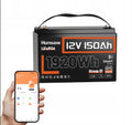 Humsienk 12V 150Ah LiFePO4 akkumulátor – Bluetooth