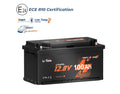 LiTime 12V 100Ah  H190 LiFePO4 akkumulátor – Bluetooth